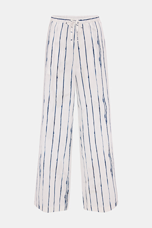 BLACK DESIGN FILLED STRAIGHT CUT TROUSERS 4