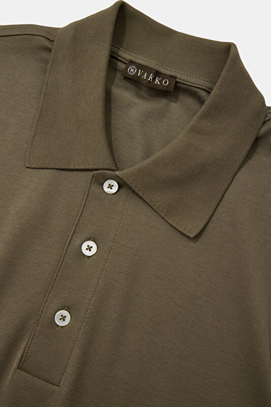 DÜĞMELİ POLO YAKA KISA KOL T-SHIRT 3