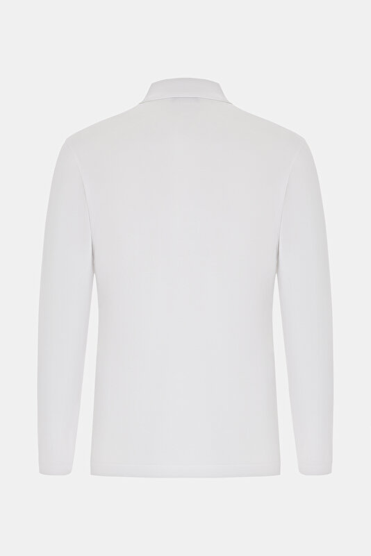 DÜĞMELİ POLO YAKA UZUN KOL T.SHIRT 2