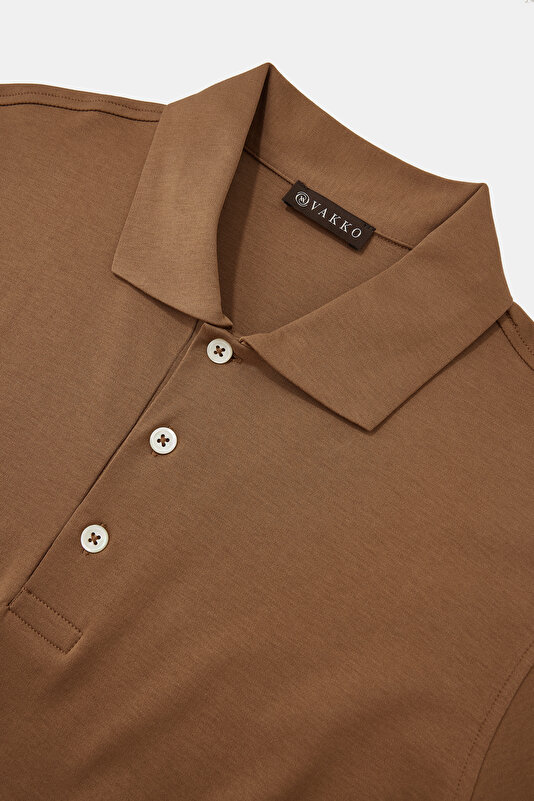 DÜĞMELİ POLO YAKA KISA KOL T-SHIRT 3
