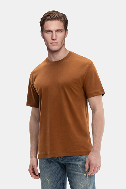 BİSİKLET YAKALI KISA KOL T-SHIRT