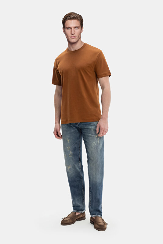 BİSİKLET YAKALI KISA KOL T-SHIRT 4