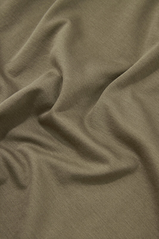 KHAKI POLO NECK SHORT SLEEVE TSHIRT 4