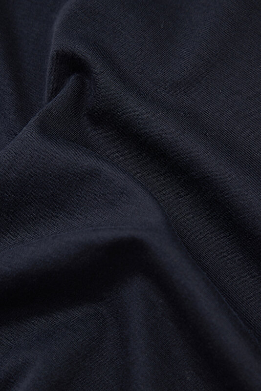 NAVY BLUE POLO NECK SHORT SLEEVE TSHIRT 4