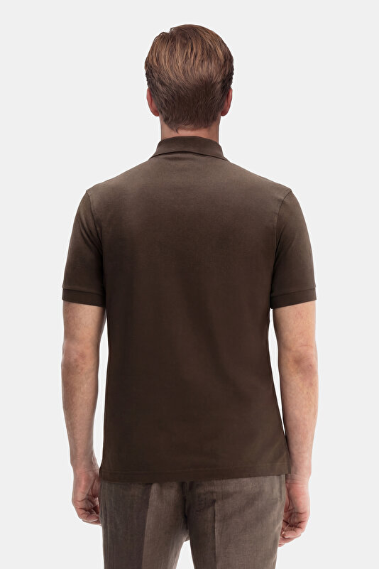 DÜĞMELİ POLO YAKA KISA KOL T-SHIRT 2