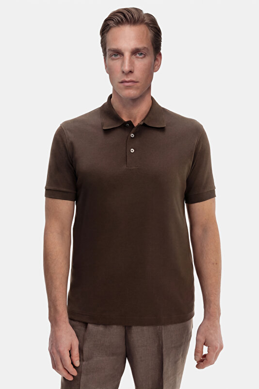 DÜĞMELİ POLO YAKA KISA KOL T-SHIRT 4