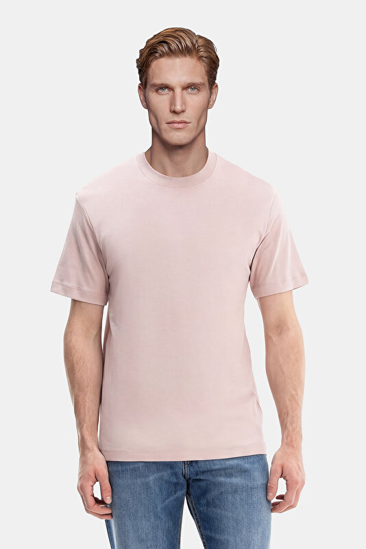 BİSİKLET YAKALI KISA KOL T-SHIRT