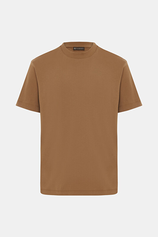LIGHT CAMEL BICYCLE COLLAR SHORT SLEEVE TSHIRT 4