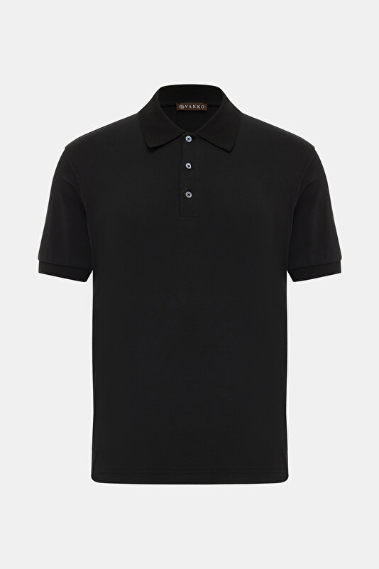 DÜĞMELİ POLO YAKA KISA KOL T-SHIRT