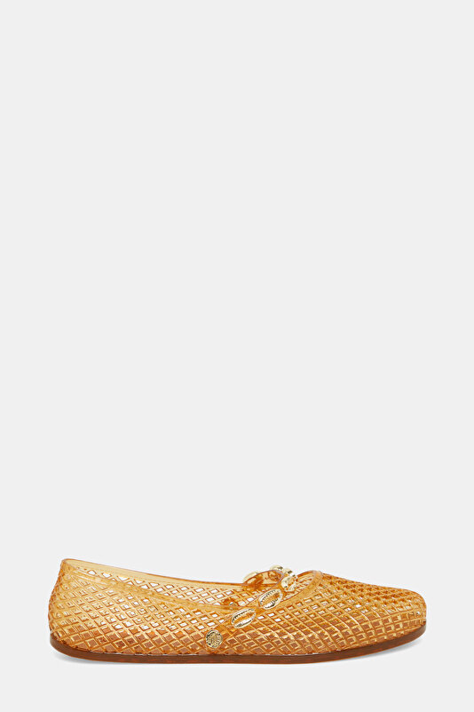 CARAMEL FLAT SHOES
