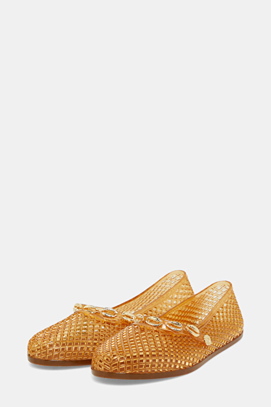 CARAMEL FLAT SHOES 2