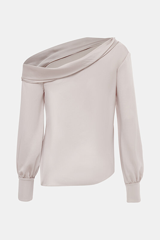 ECRU LONG SLEEVE BLOUSE 2