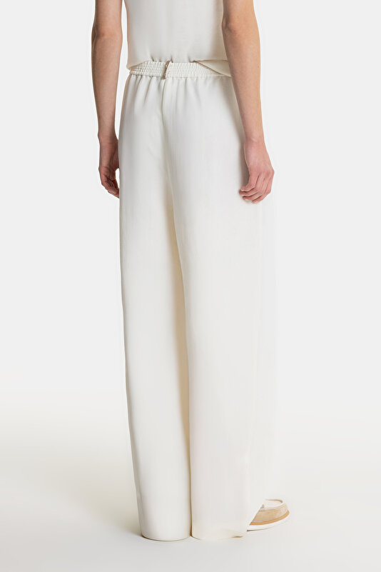 ECRU WIDE LEG TROUSERS 3
