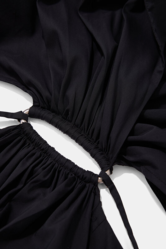 BLACK MİDİ DRESS 4