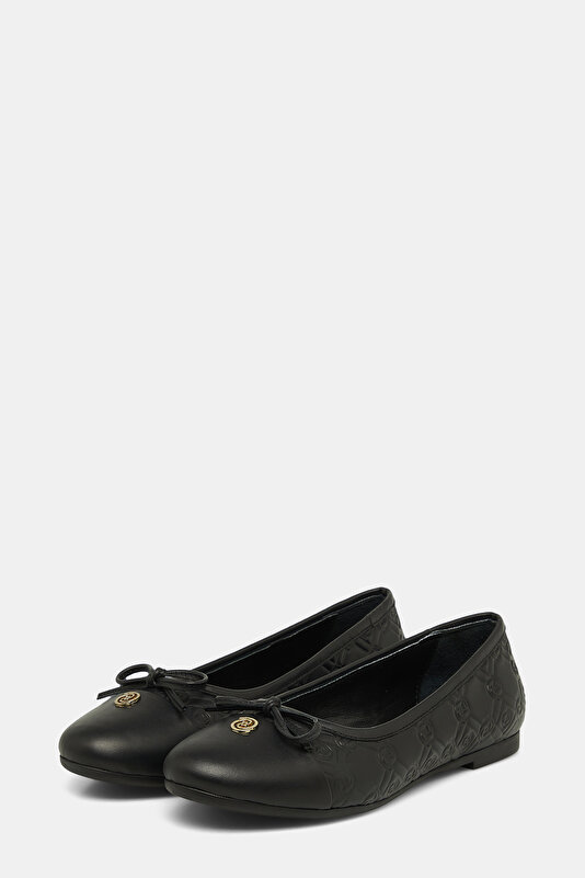 BLACK FLAT SHOES 2