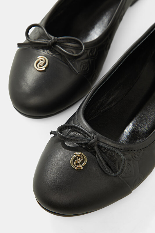 BLACK FLAT SHOES 4
