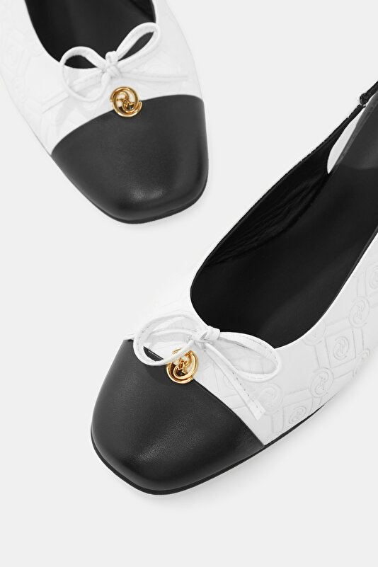 WHITE FLAT SHOES 4