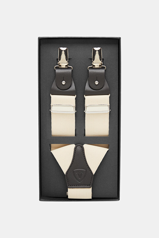 BEIGE SUSPENDER