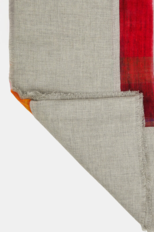 MULTICOLOR DESIGN FILLED COTTON/MODAL SHAWL 2