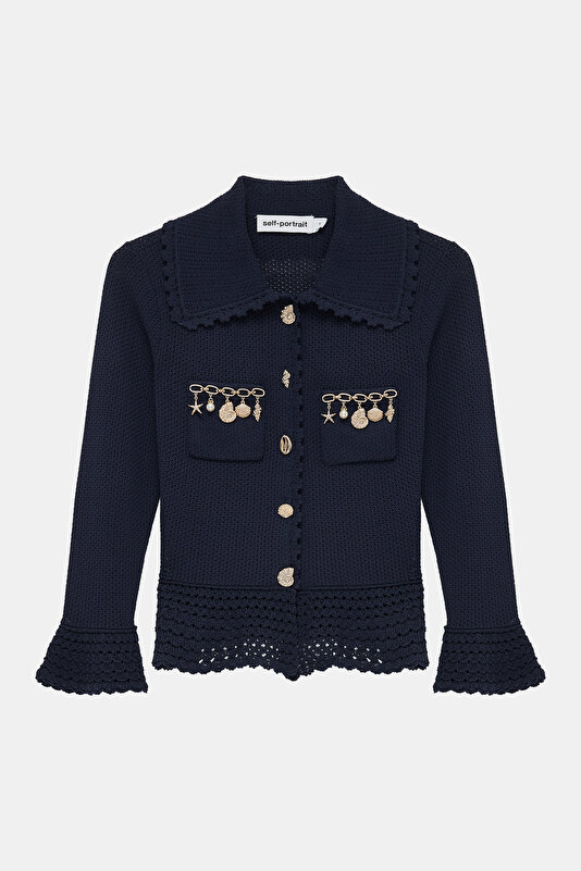 NAVY BLUE CARDIGAN