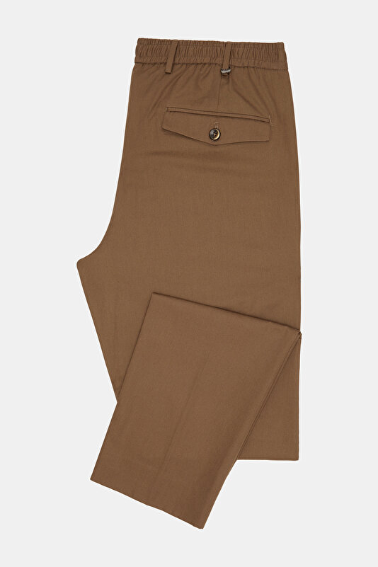 TEK PİLELİ BELİ İPLİ PANTOLON 2
