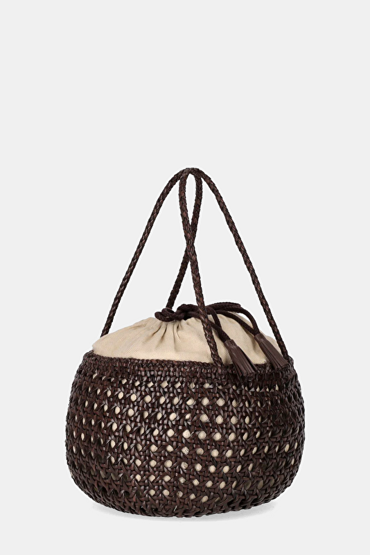 DARK BROWN LEATHER BAG 3
