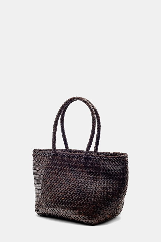 DARK BROWN LEATHER BAG 2