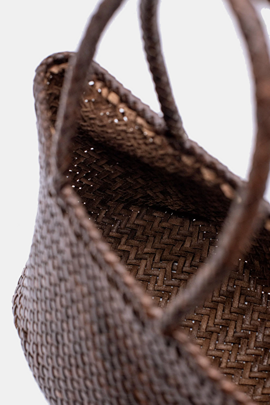 DARK BROWN LEATHER BAG 4