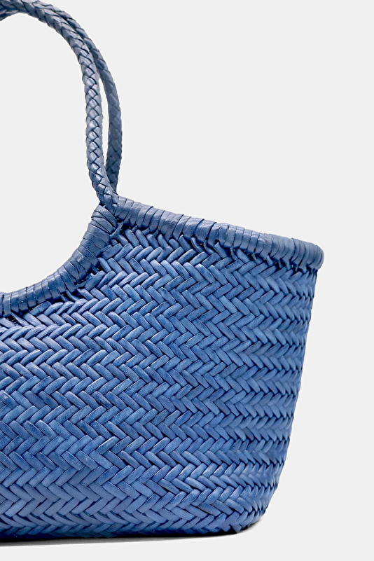 DARK BLUE LEATHER BAG 3