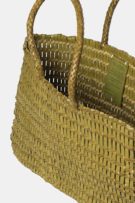 MUSTARD LEATHER BAG 3