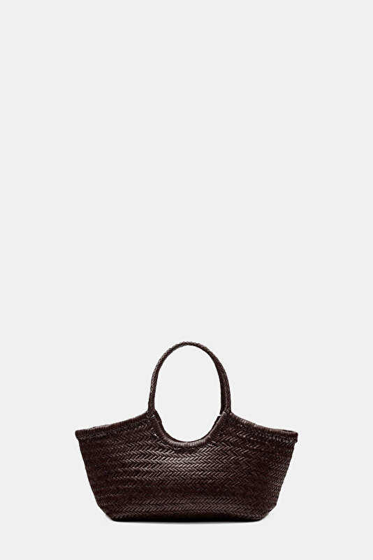DARK BROWN LEATHER BAG