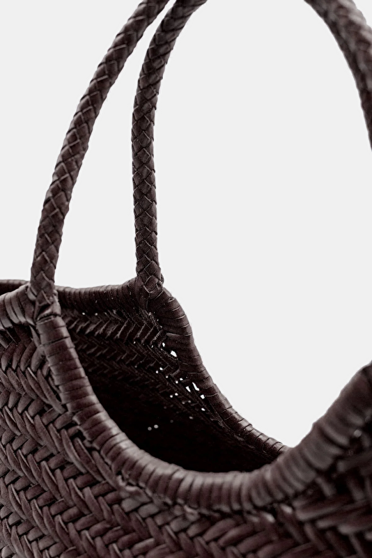 DARK BROWN LEATHER BAG 3