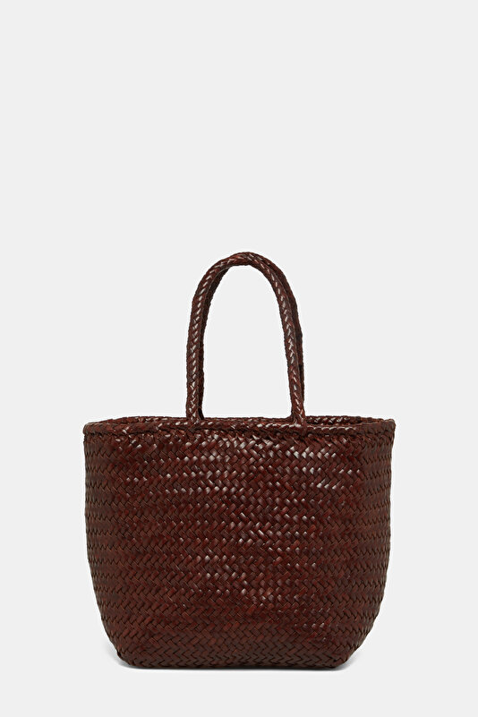 DARK BROWN LEATHER BAG 3