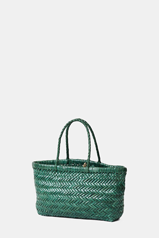 EMERALD GREEN LEATHER BAG 2