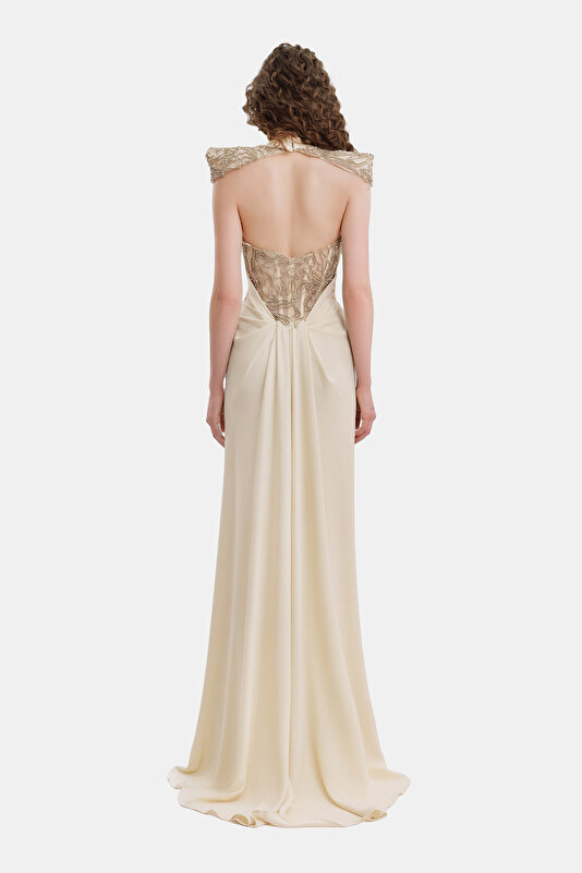 BEIGE DRESS 2