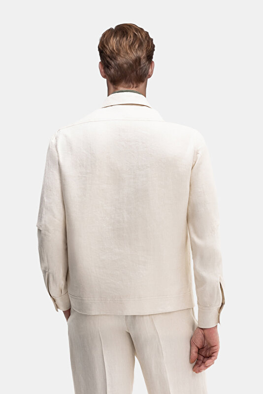 ECRU LINEN COAT 2