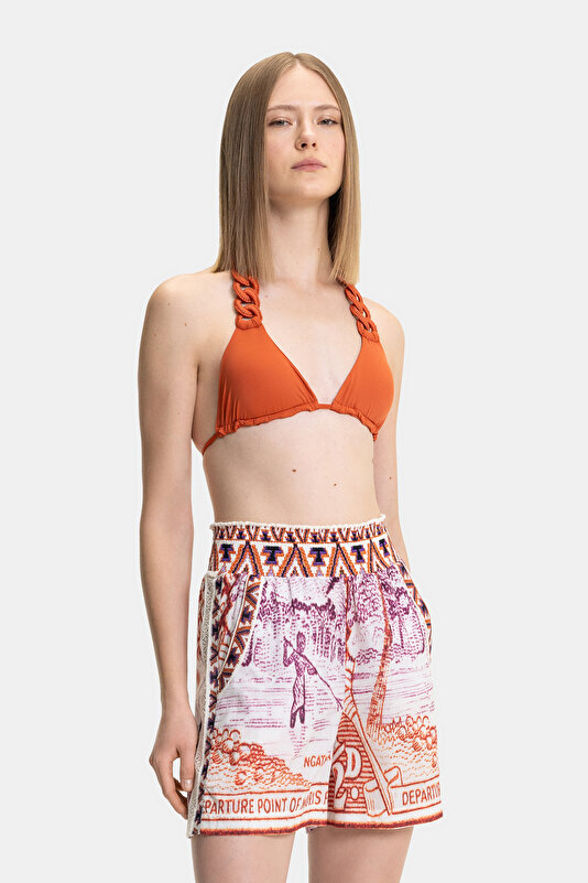 DAMSON ETHNIC DESIGN KNITTING SHORTS 2