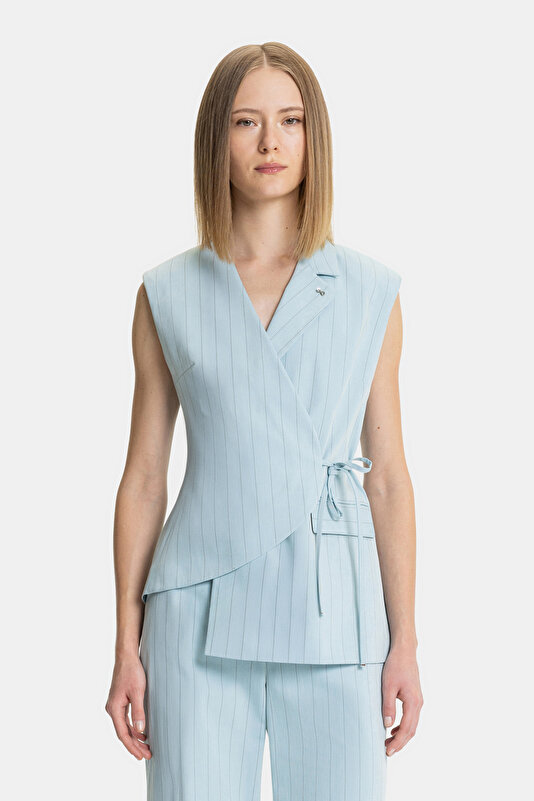 MINK V NECK VEST