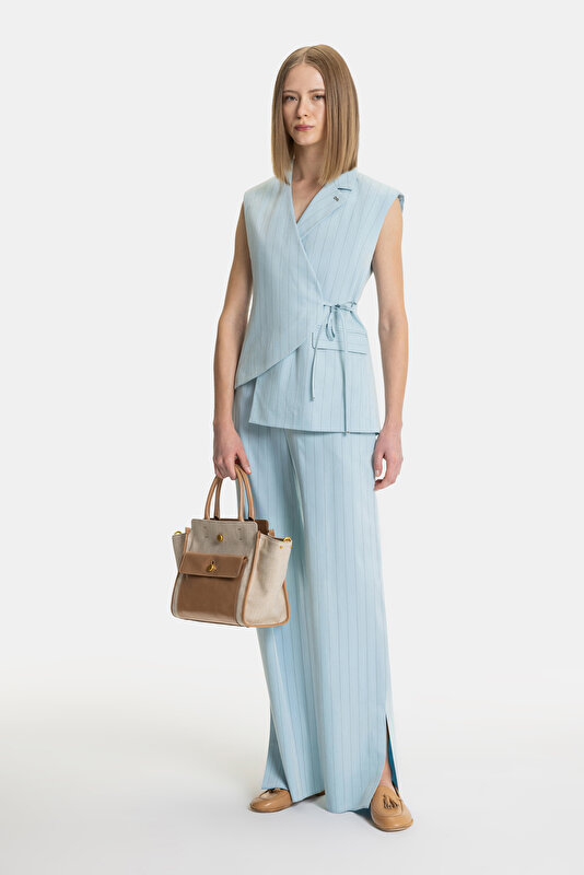 MINK V NECK VEST 4
