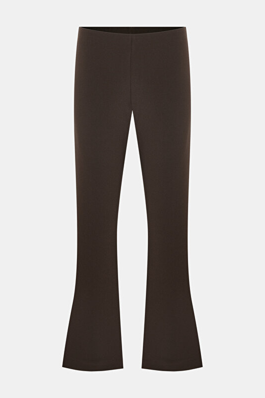 BROWN SKINNY LEG TROUSERS