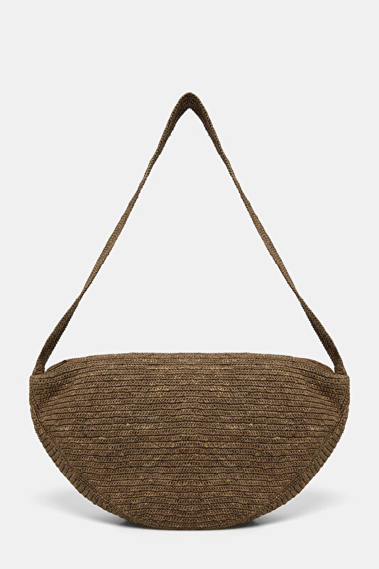 BEIGE RAFFIA BAG