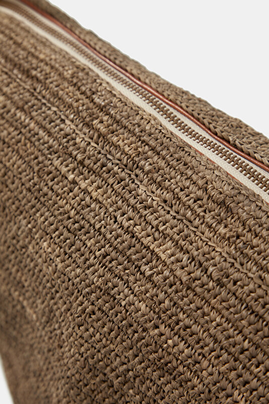 BEIGE RAFFIA BAG 4