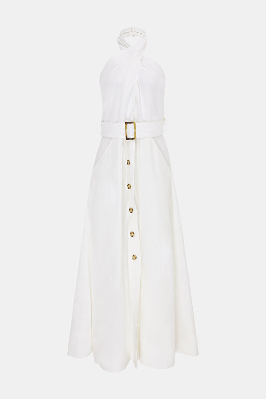 WHITE LONG SLEEVE DRESS 3
