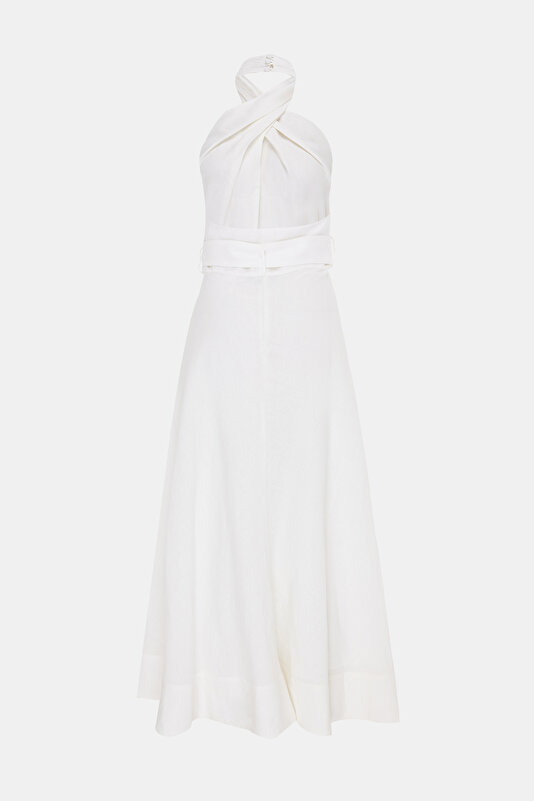 WHITE LONG SLEEVE DRESS 4