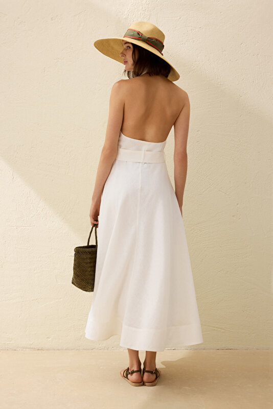 WHITE LONG SLEEVE DRESS 2