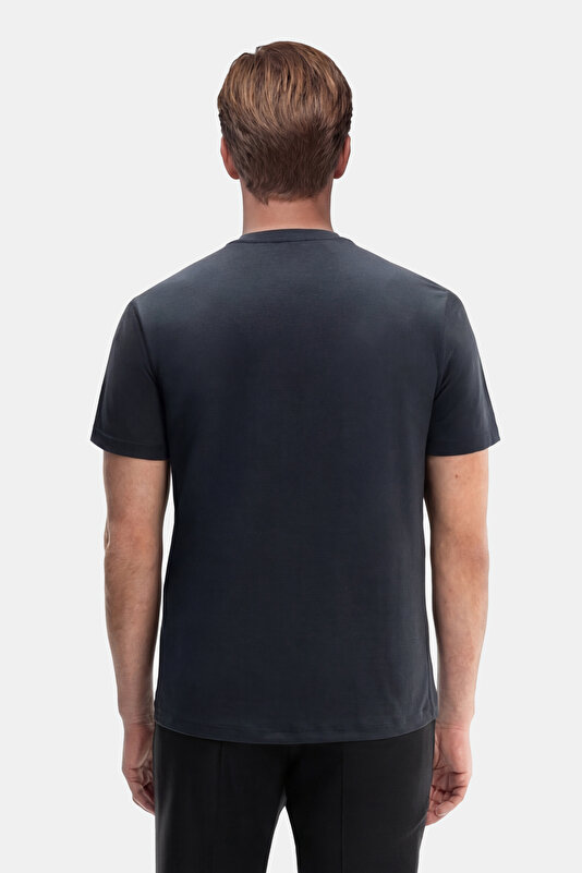 BİSİKLET YAKALI KISA KOL YÜN T-SHIRT 2