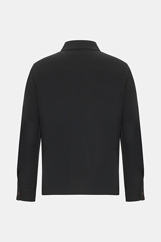 NAVY BLUE VISCOSE COAT 2