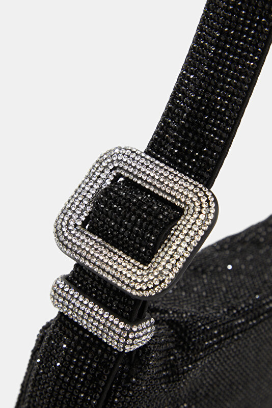 BLACK JEWELLED BAG 4