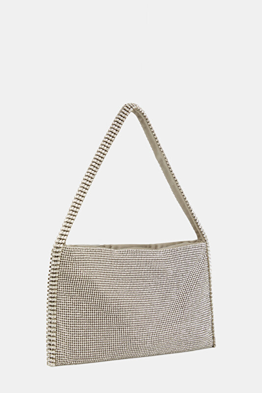 SILVER JEWELLED BAG 2