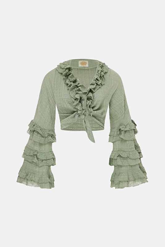 KHAKI BLOUSE